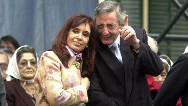 Néstor y Cristina Kirchner.