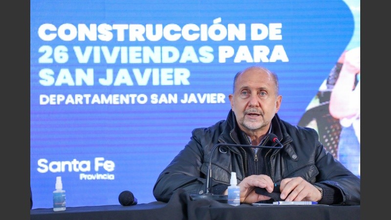 El gobernador durante un acto este viernes en San Javier.
