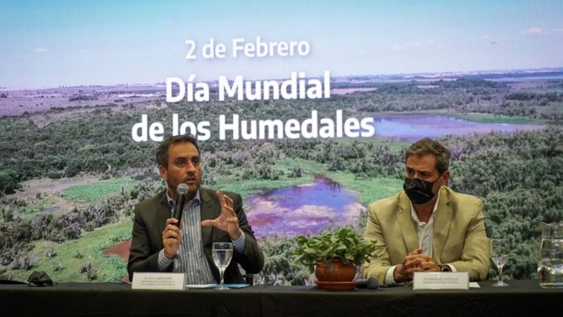 Cabandié presentó un nuevo proyecto de ley de humedales en acuerdo con las provincias.
