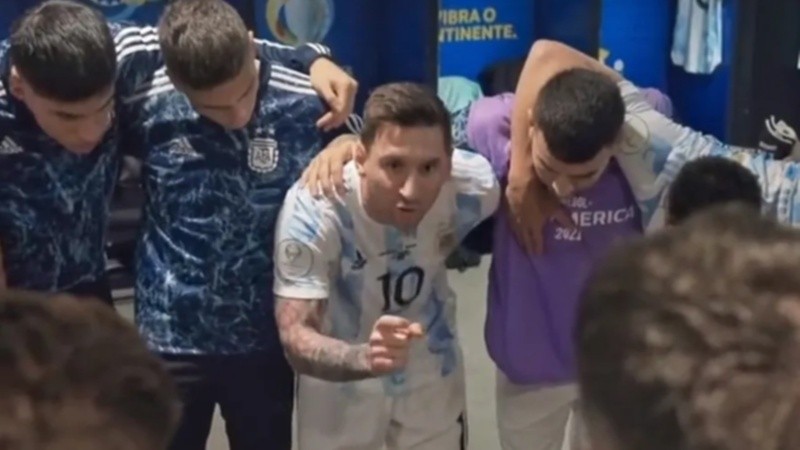 Parte de la serie que contiene una mirada íntima sobre la lucha Messi y la selección argentina. 