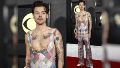 ¿Le das like?: el comentado mono de Harry Styles en los Premios Grammy y sus otros looks