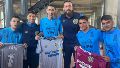 Fatu Broun y Alejo Véliz visitaron a los "canallas" de la selección argentina