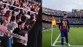 Lionel Messi fue al recital de Coldplay en Barcelona, donde los hinchas volvieron a pedir su regreso