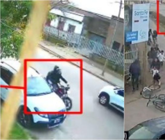 Demencial balacera a metros de una escuela en Empalme Graneros: imputaron al conductor de la moto