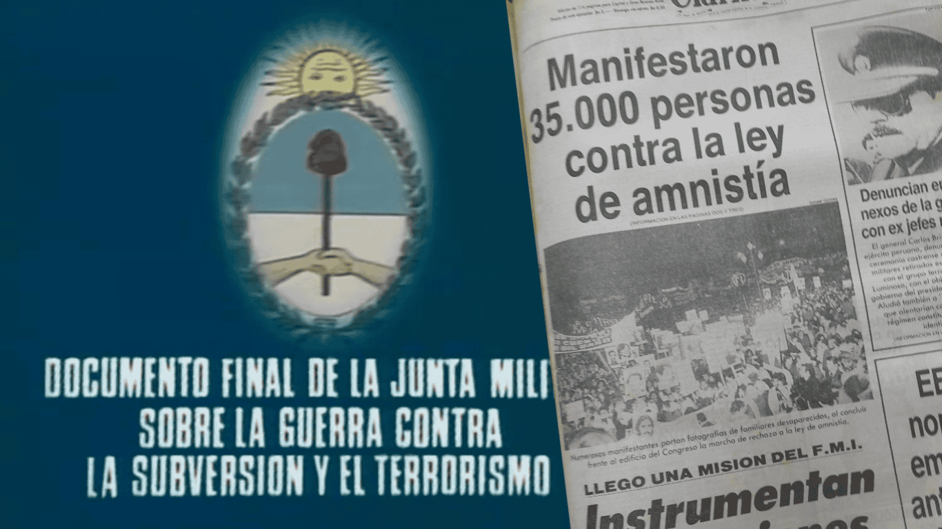 Qué fueron y por qué fracasaron el "Documento final" y la autoamnistía de la dictadura
