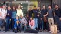 Los alumnos y docentes de la escuela orquesta barrial fueron de la partida con Marcelo este miércoles en la peatonal