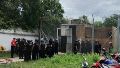 Tensa protesta de presos con quema de colchones en Granadero Baigorria ante las cámaras de El Tres