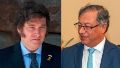 Crisis diplomática con Colombia: Milei llamó “asesino” a Petro, que retira al embajador