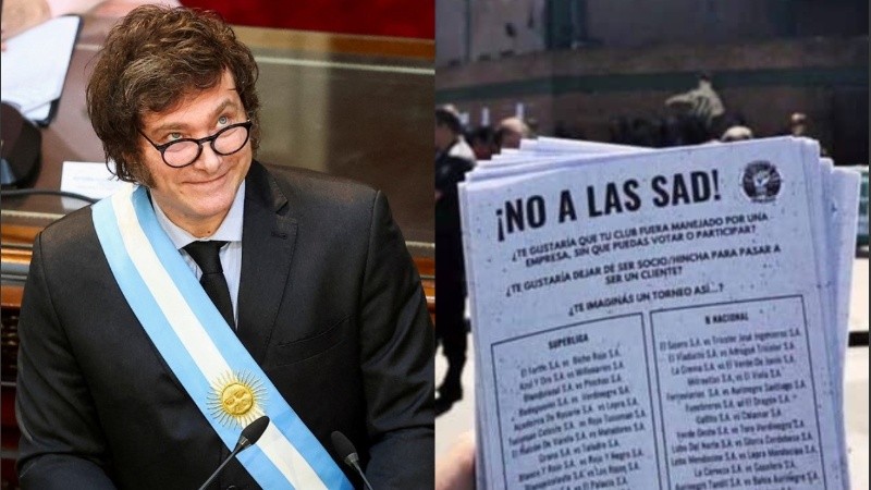 El gobierno de Javier Milei, insiste con habilitar las Sociedades Anónimas en el fútbol argentino.