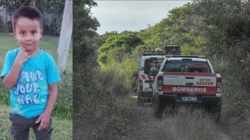 Loan Danilo Peña desapareció en una zona rural de la localidad correntina de 9 de Julio.