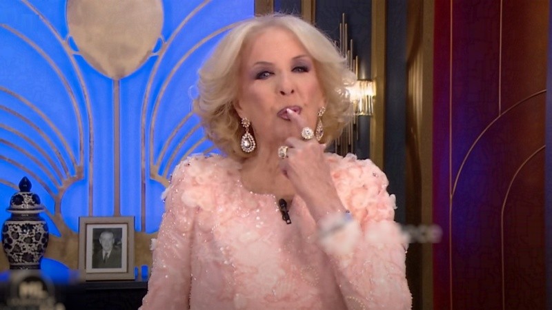 La conductora Mirtha Legrand.