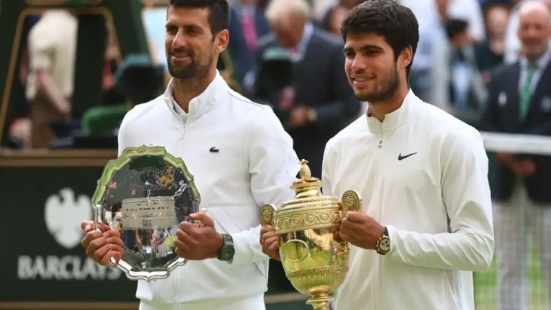 Carlos Alcaraz se impuso ante Novak Djokovic en Wimbledon y conquistó su cuarto Grand Slam.