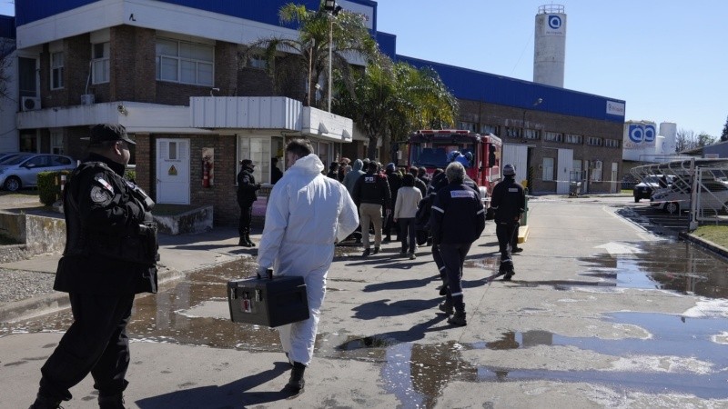 El avión impactó contra un depósito de la empresa el pasado 9 de agosto.