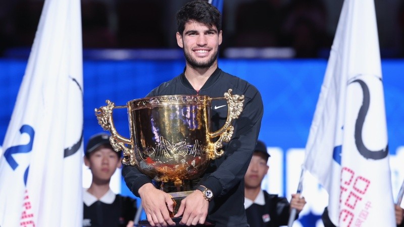 El español aterrizó en el China Open con 43 partidos ganados y 9 perdidos en 2024.