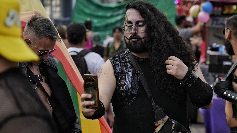 Una nueva Marcha del Orgullo se desplegó este sábado en Rosario.