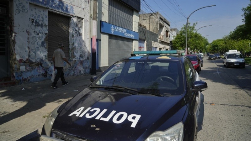 La armería allanada por la fuerza federal.