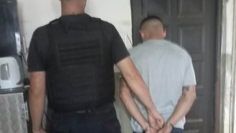 Uno de los cordobeses detenidos este sábado en Roldán.