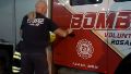 Bomberos se reunieron en el cuartel por Año Nuevo pero tuvieron que salir de urgencia antes de la cena