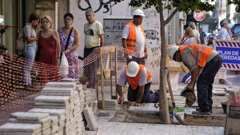 Las acciones comenzaron con reparaciones en el centro de la ciudad.