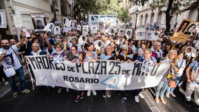 Una de las últimas marchas por las calles de Rosario.(Alan Monzón/Rosario3)ario. 